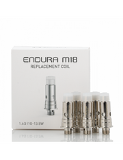 5x Innokin Endura M18 Coils KAL 1.6Ω – replacement coils designed for the Innokin Endura M18 pod kit, optimized for MTL vaping.